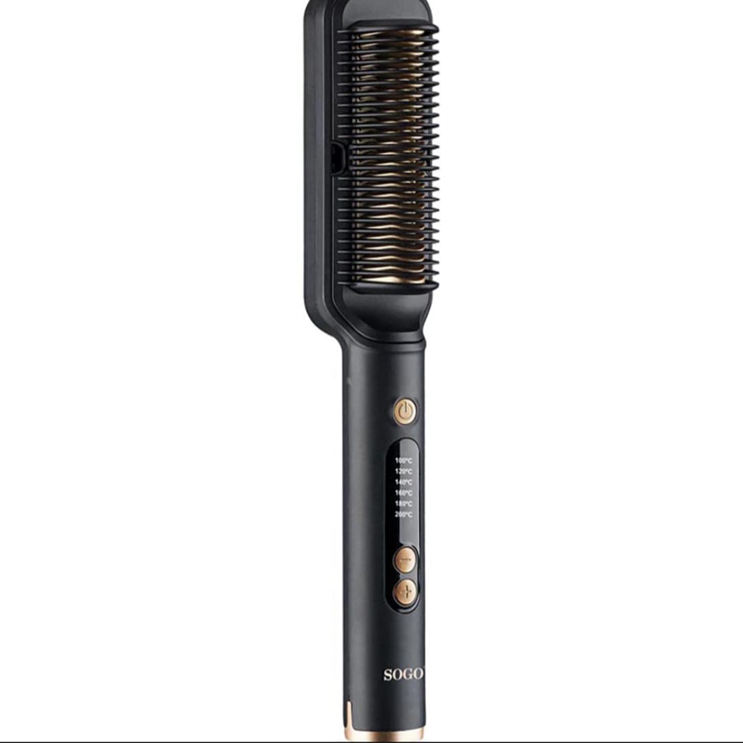 Portable Hair Straightener Brush