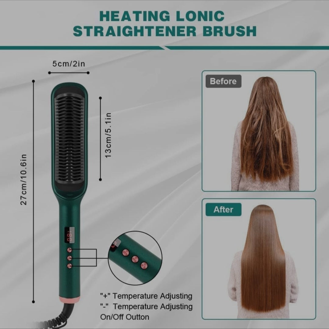 Portable Hair Straightener Brush