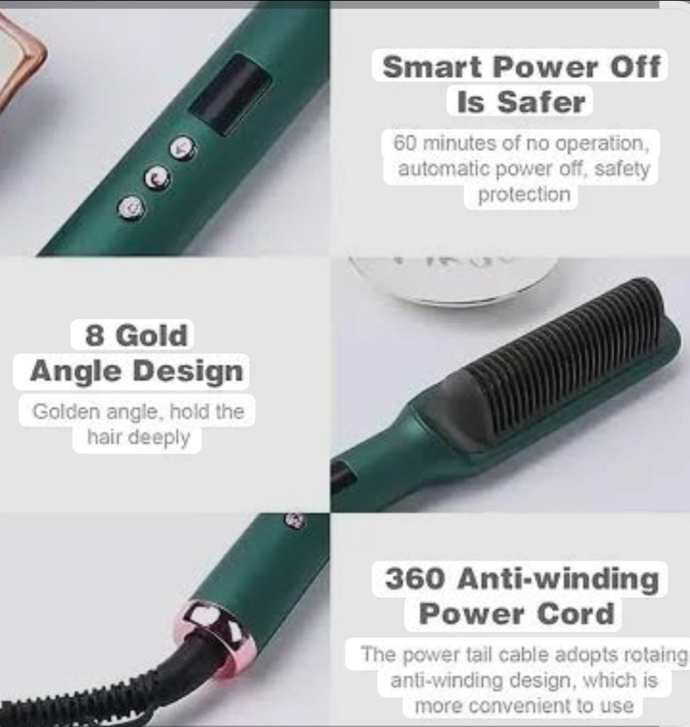 Portable Hair Straightener Brush