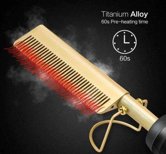 2 in 1 Titanium Hot Comb